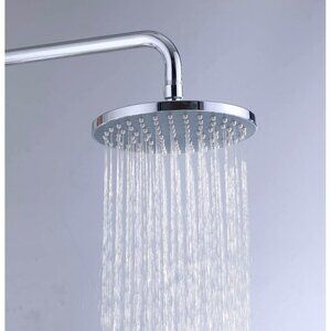 Burginwin 8" One Function Round Rainfall Shower Head, Polished chrome finish
